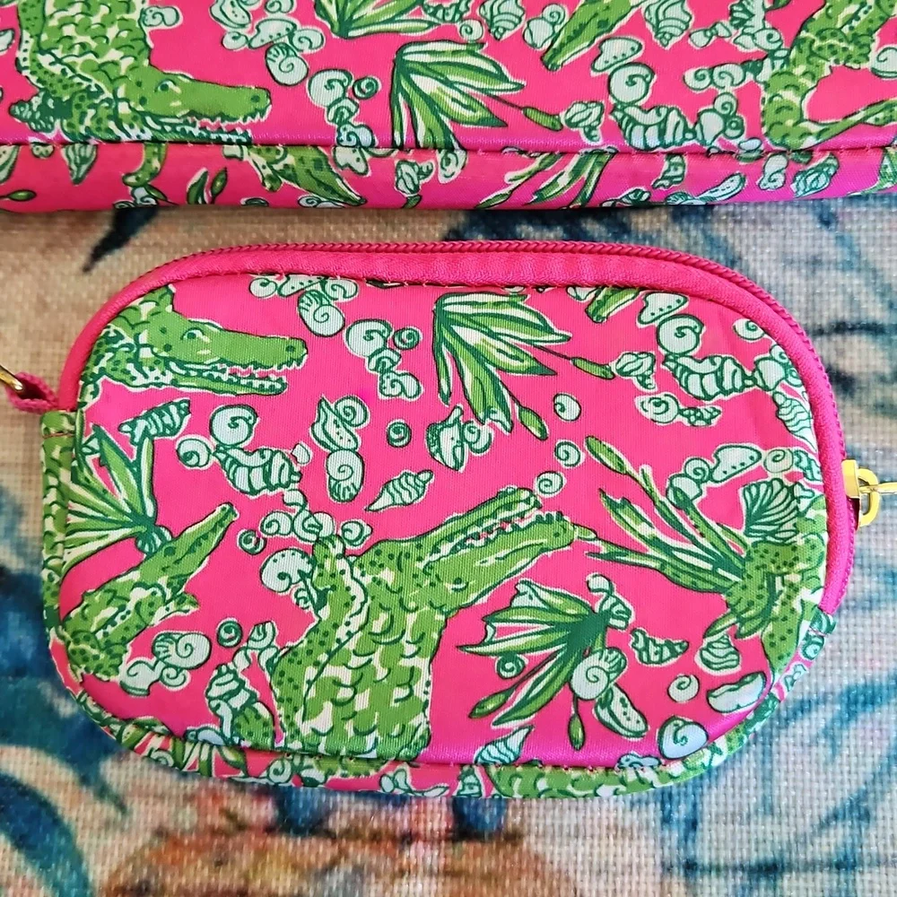 Lilly Pulitzer Alligator Tech Case Set